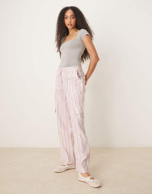 Free People clean lines square neck baby tshirt in gray, 3 of 4