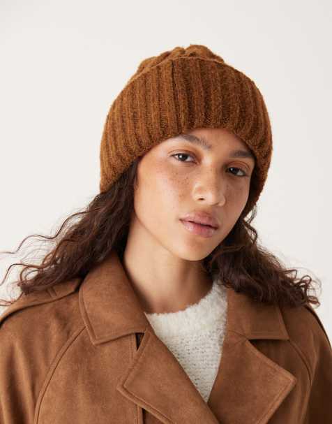 Free People Coast line beanie in coffee - view 1