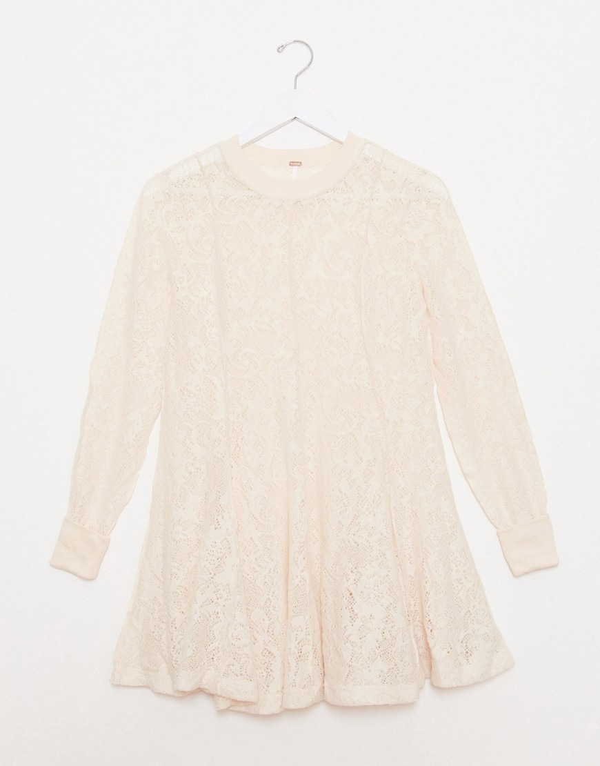 Free People - Coffee In The Morning - Strikket top-Creme