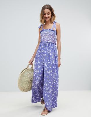 free people purple jumpsuit