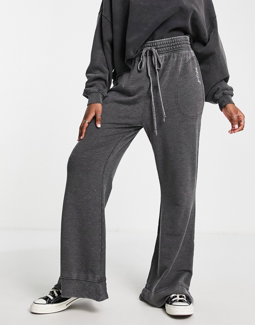 Free People Cozy Cool Girl lounge pant in black
