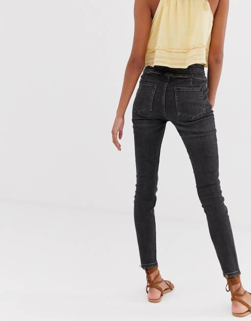 Free People Curvy Lovers lace up skinny jeans, 2 of 4