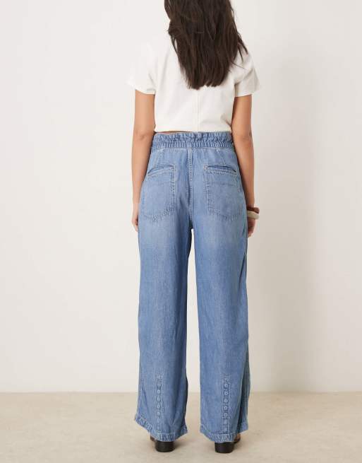 Free People ★ Mandinga Denim Tronco Jeans Free People Bella Moto High Rise Skinny Jean Prophecy