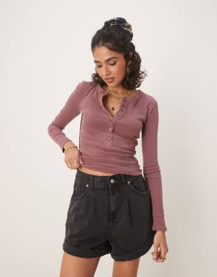 Free People Danni Denim Shorts