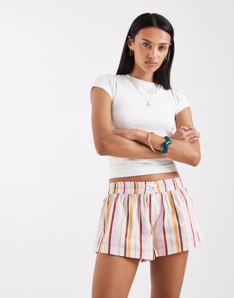 Free People - Day to Day - Mini-boksershorts med forskellige striber - view 1