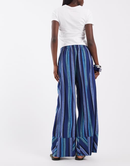 Free People – Day's End Solar – Marinblå, mjuka byxor i bomullsmix, 5 av 5