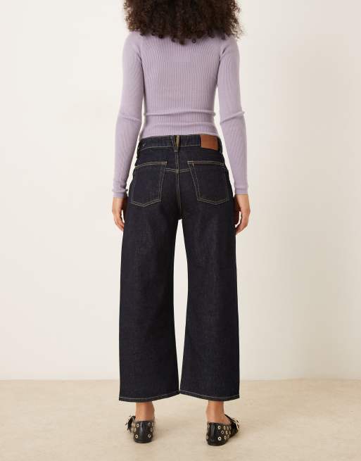 Free People – Deep Trance – Blå, tvättade jeans, 2 av 5