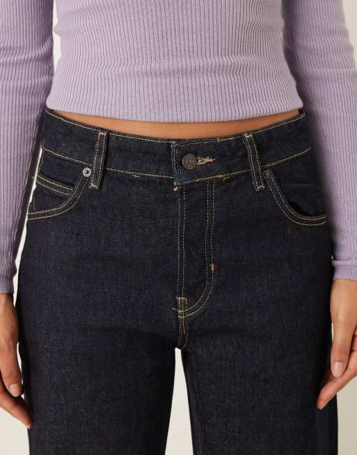 Free People – Deep Trance – Blå, tvättade jeans, 5 av 5