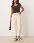 [Free People] Free People Deep Trance cord pants in white W24 WHITE