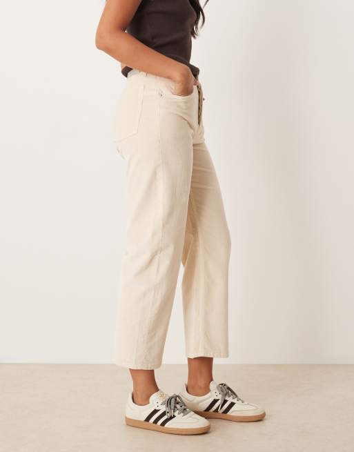 Free People Deep trance cord pants in white, 2 of 5