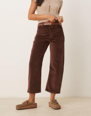 Free People - Deep Trance - Cordhose in Braun-Brown