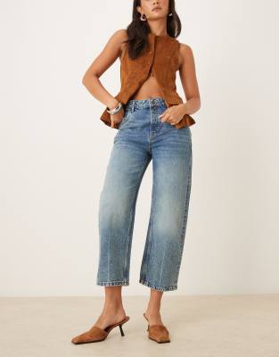 Free People - Deep Trance - Jeans in der Farbe Blue from Beyond-Blau
