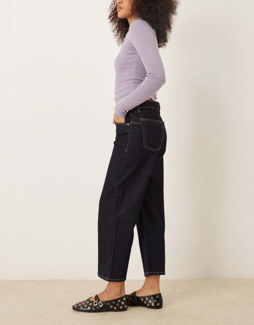 Free People – Deep Trance – Jeans in Rinse Blue mit tiefem Bund, 3 von 5