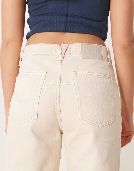 Free People Deep Trance low rise boyfriend jeans in ecru, 4 of 5