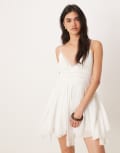 [Free People] Free People Delia cotton mini cami dress in white S IVORY