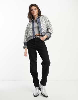 Ditsy denim jacket free hot sale people