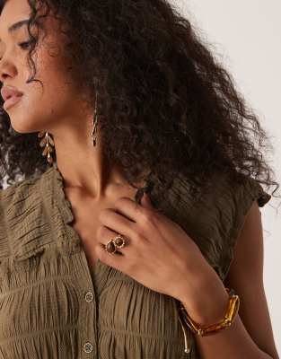 Free People Desert Dazed midi dress in caiman | ASOS