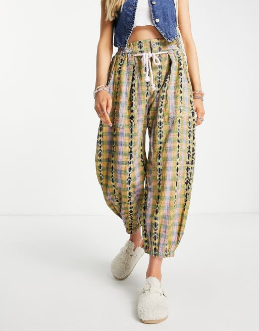 Free People - Desert Heat - Pantalon fuselé texturé à imprimé - Multicolore