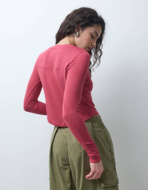 Free People dream state top serafino rosa, 2 di 4