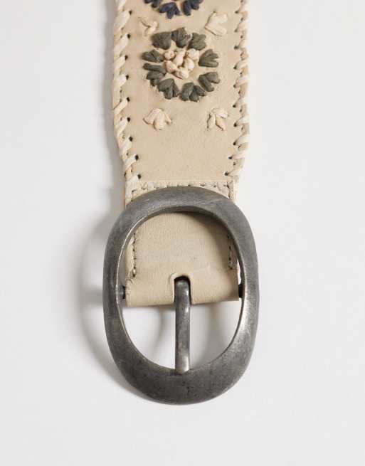 Free People dreaming raffia belt in natural, 2 of 3