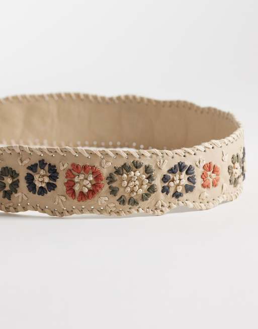 Free People dreaming raffia belt in natural, 3 of 3