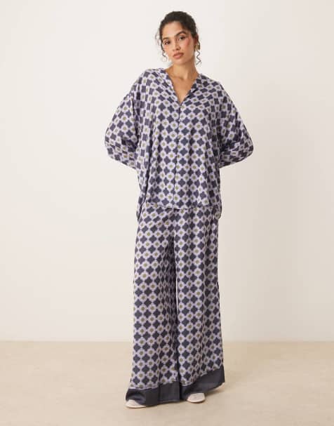 Free People – Dreamy Days – Granatowa wzorzysta piżama - view 1