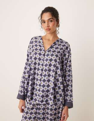 Shop Free People Dreamy Days Pajama Set In Blue