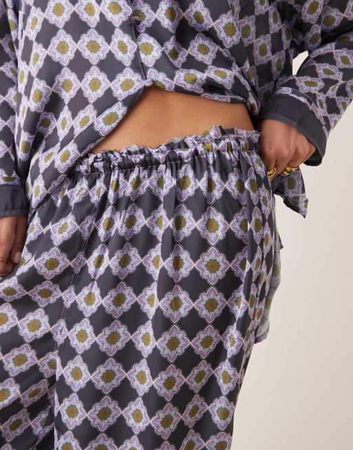 Free People – Dreamy Days – Pyjamaset in Marineblau-Kombi, 3 von 4