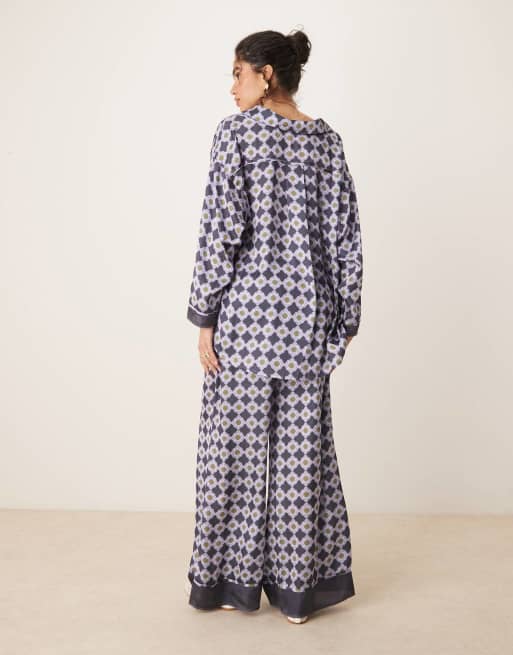 Free People – Dreamy Days – Pyjamaset in Marineblau-Kombi, 4 von 4