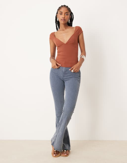Free People duo corset cami top in chocolate , 4 of 4