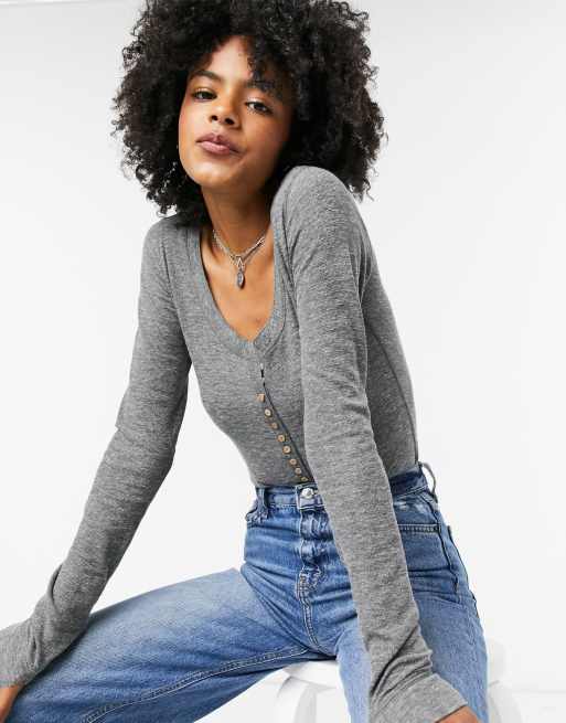 FREE PEOPLE Dylan Thermal Bodysuit