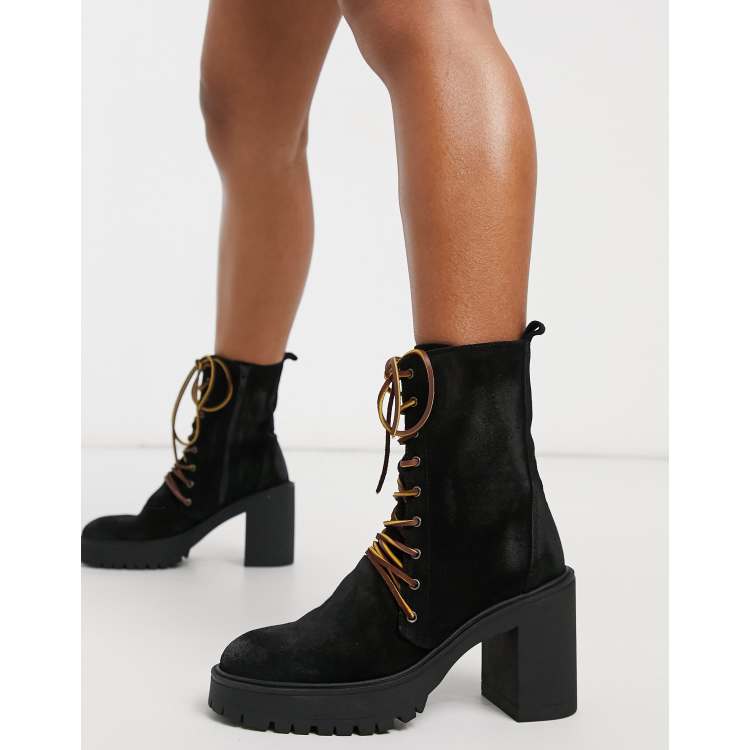 Free people portland store lace up boot