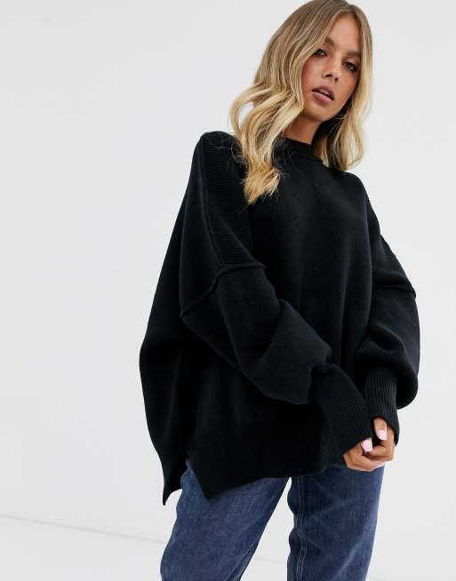 Free People Easy Street balloon sleeve sweater | ASOS