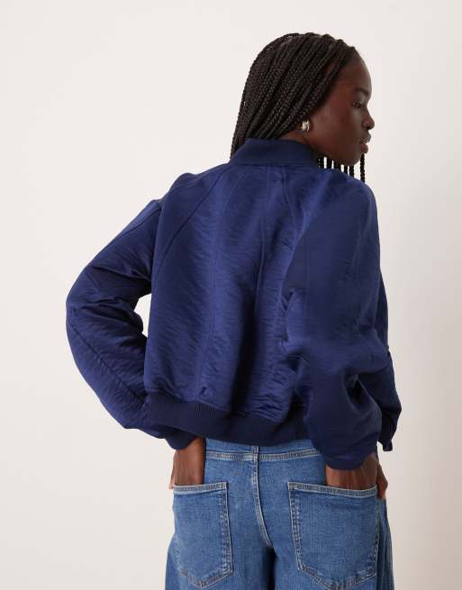 Free People - Ellie - Bomber en satin - Cosmic club, 3 de 4