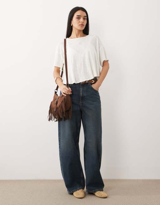 Free People elsie swing t-shirt in whisper white, 2 of 4