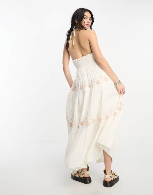sachin and babi light blue dress Calla Embroidered Shift Dress main image 0