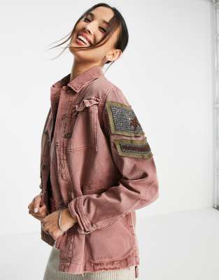 Free people clearance military blazer