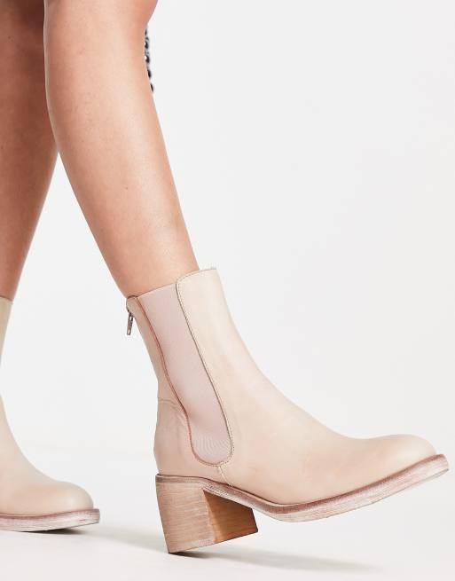 Free people 2025 white booties