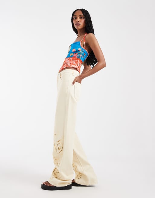 Free People Estella tank top in pop combo, 3 of 4