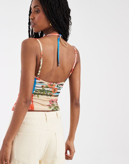Free People Estella tank top in pop combo, 4 of 4