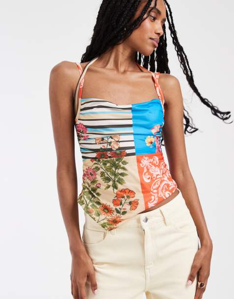 Free People - Estella - Top senza maniche con stampa pop combinata - view 1