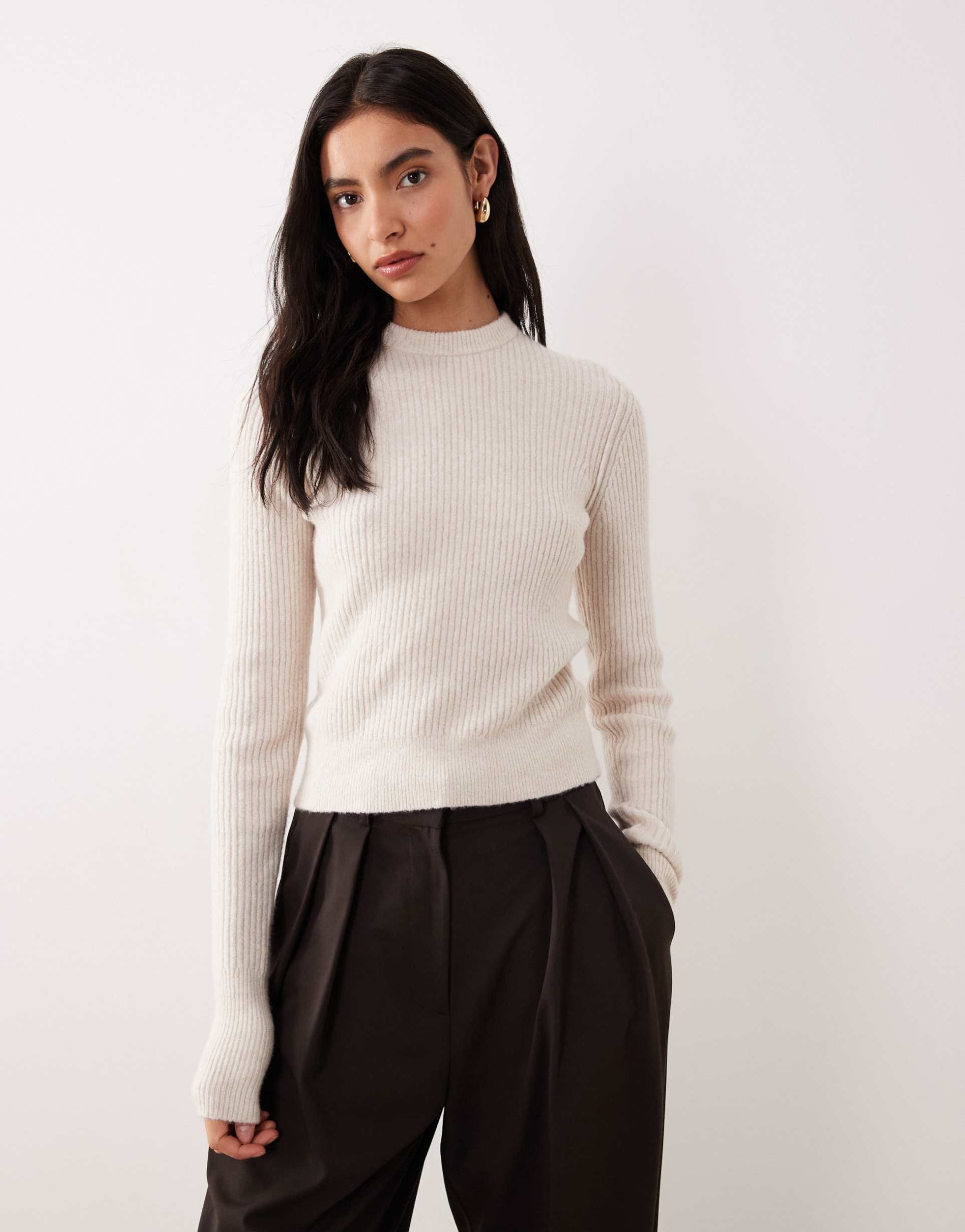 free people even after pullover in almond milk