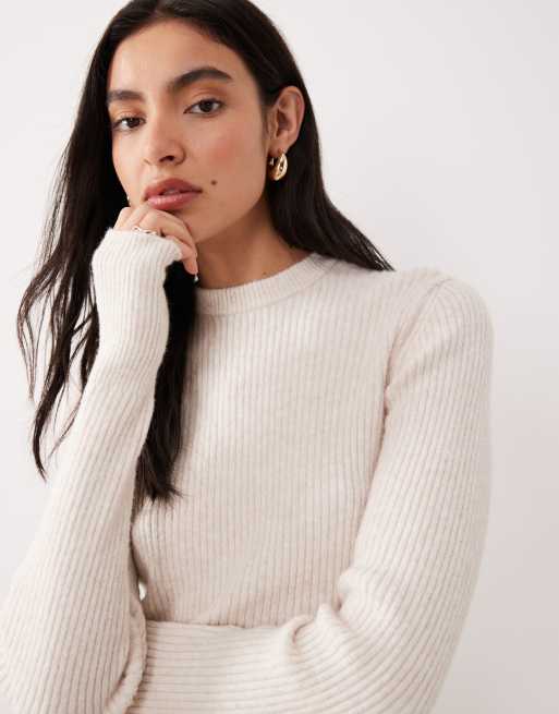Free People even after pullover in almond milk, 2 of 4