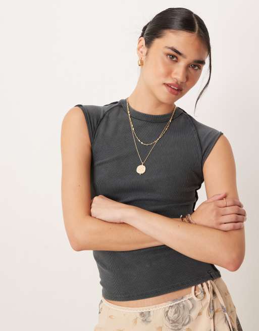 Free People ever had baby t-shirt in black