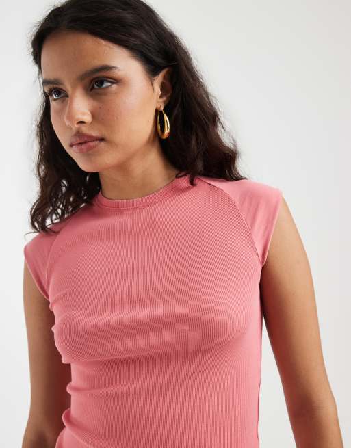 Free People - Ever Had - Camiseta rosa fresa, 4 de 4