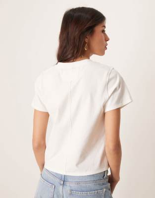 Free People Everyday Relaxed T-shirt In White