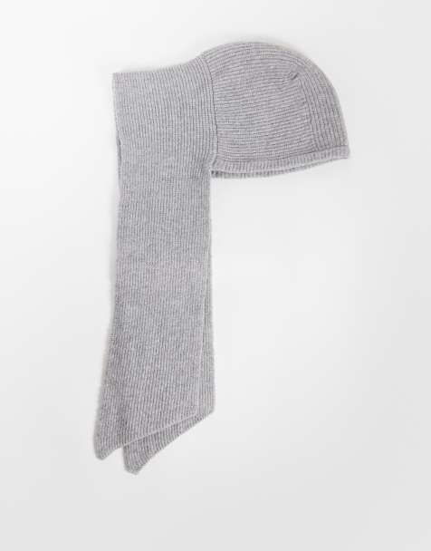 Free People extra large bonnet in grey - view 1