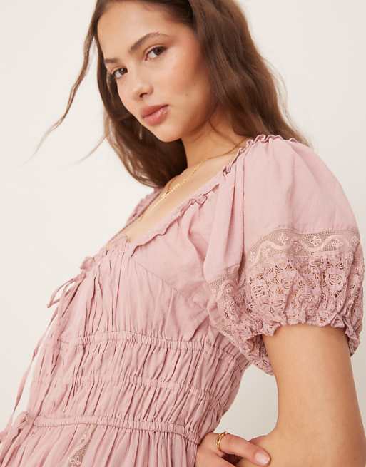 Quad Stripe - Mauve & Chocolate Quad Stripe - Mauve & Chocolate