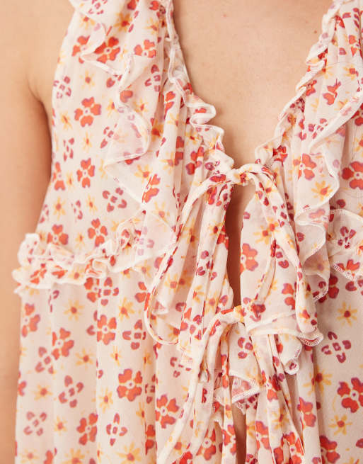 Free People - Fearless - Gebreide tanktop in ivoorwit, 2 van 4