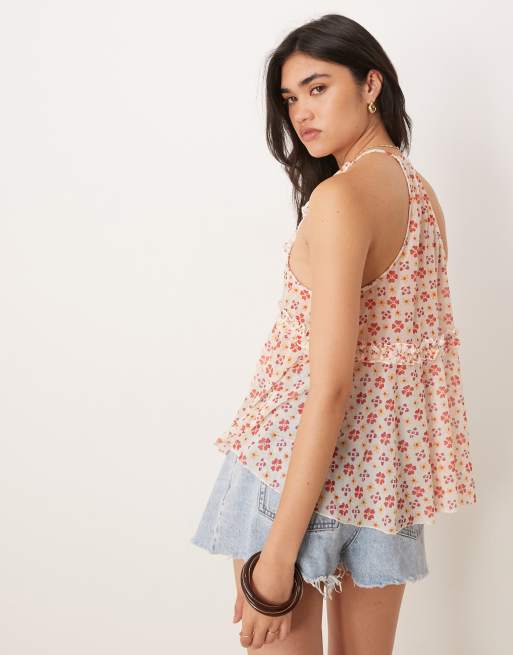 Free People - Fearless - Gebreide tanktop in ivoorwit, 4 van 4